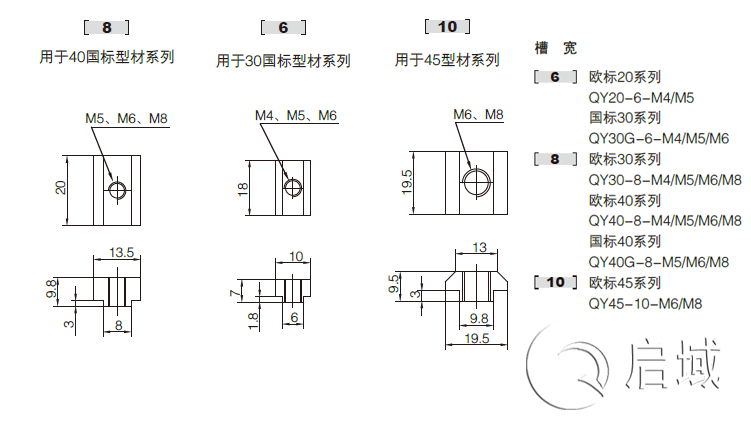 QY-滑塊螺母圖紙